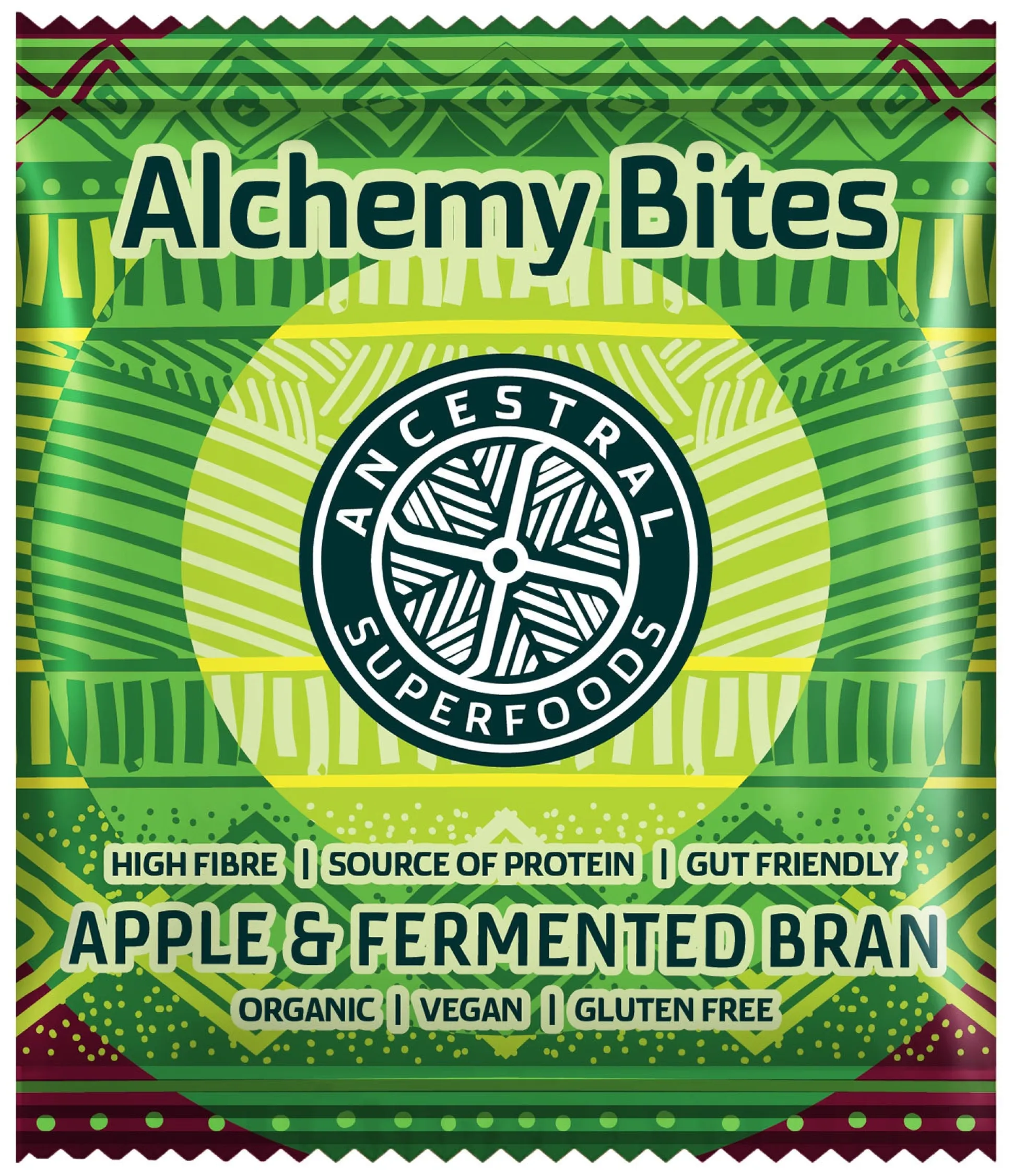Ancestral Superfoods Alchemy Bites Apple and Fermented Bran 40g