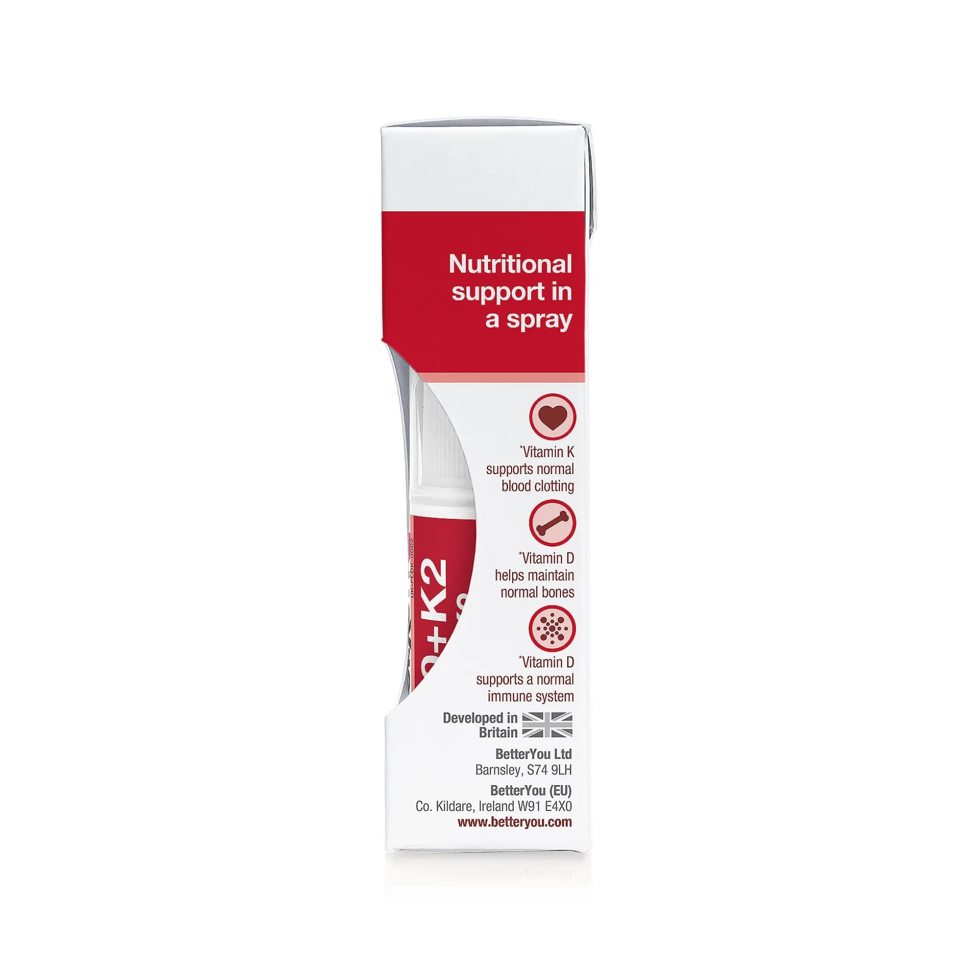 BetterYouT DLux+ Vitamin D+K2 Oral Spray 12ml