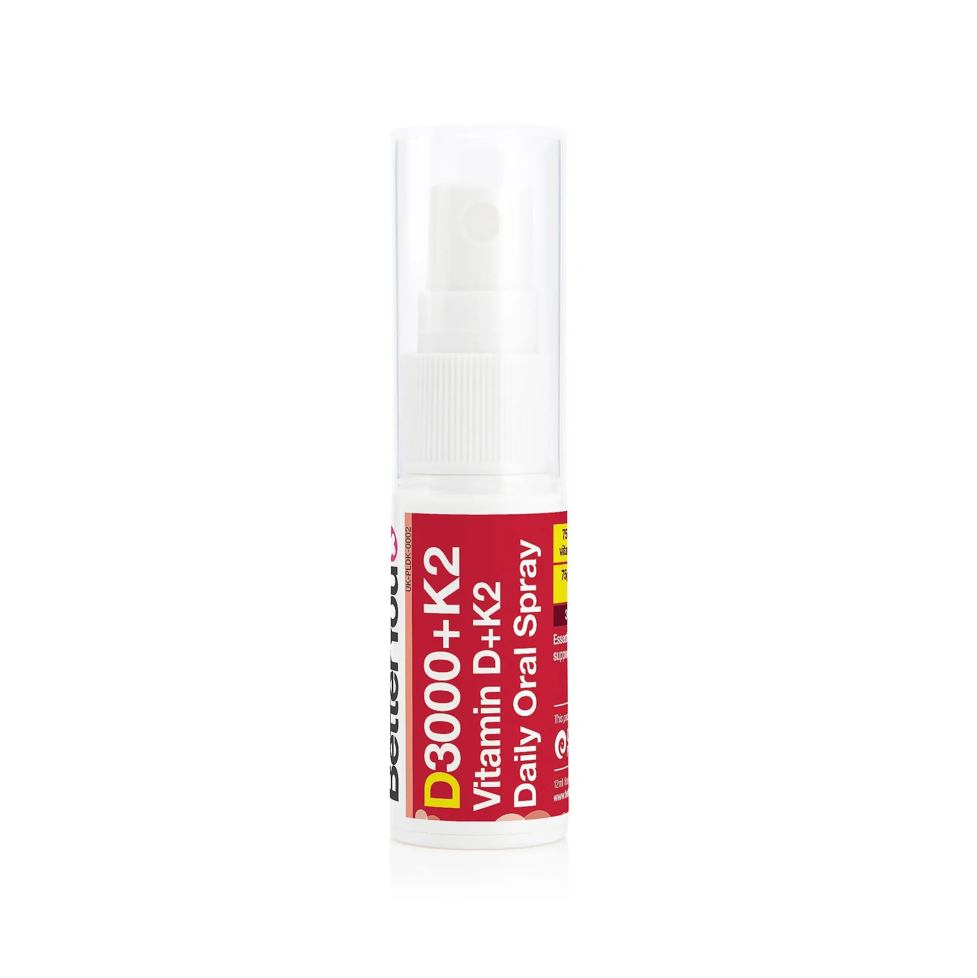 BetterYouT DLux+ Vitamin D+K2 Oral Spray 12ml