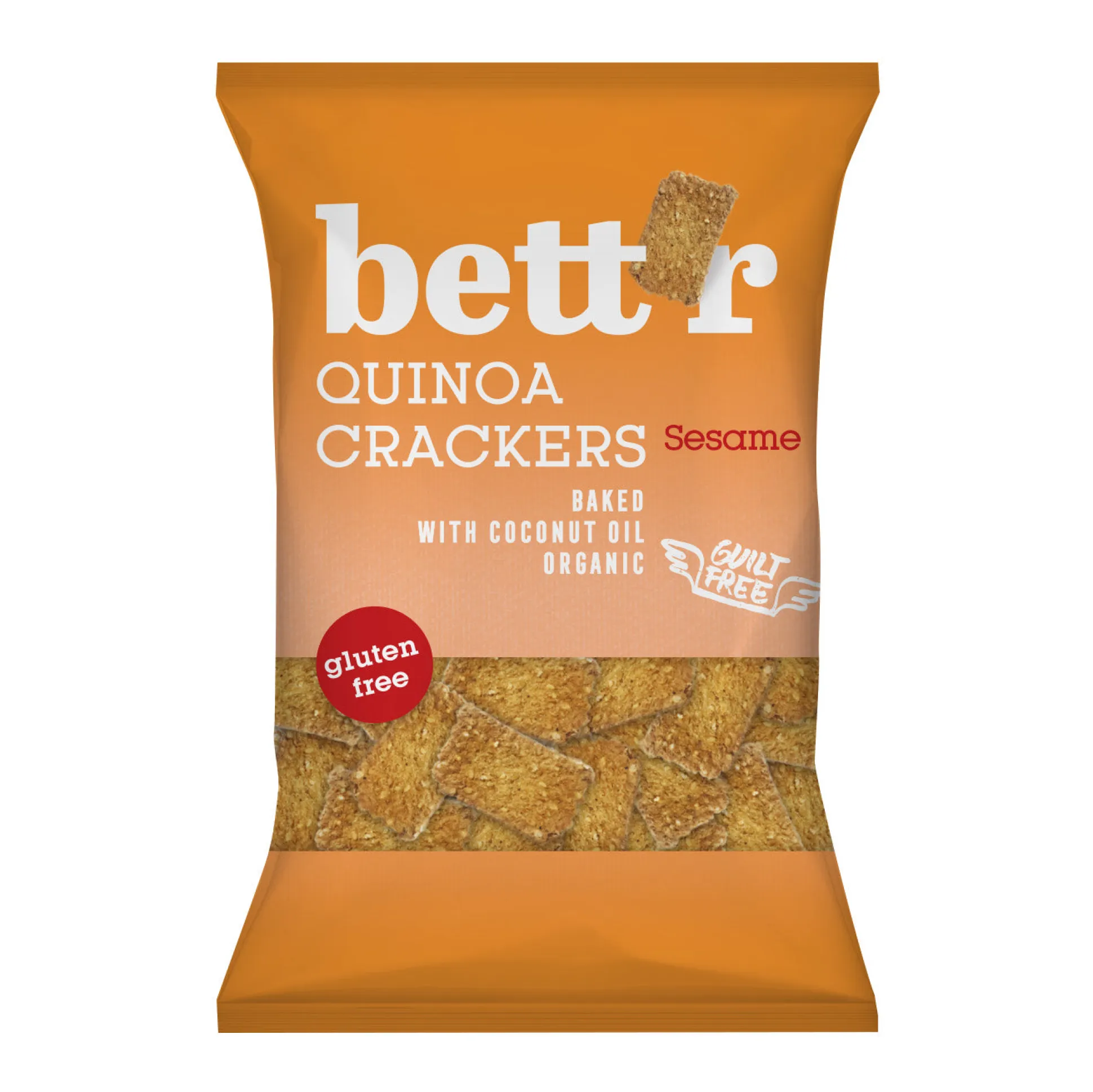 Bett’r Quinoa Crackers Sesame 100g