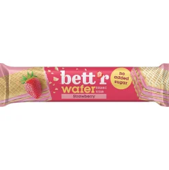 Bett'r Wafer with Cashew Strawberry Cream, No Added Sugar 30g