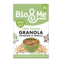 Bio&Me Pistachio and Vanilla Low Sugar Granola 360g