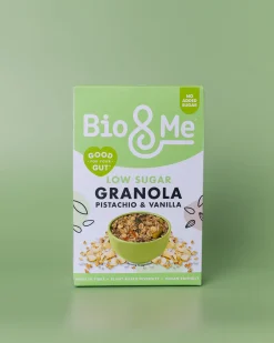 Bio&Me Pistachio and Vanilla Low Sugar Granola 360g
