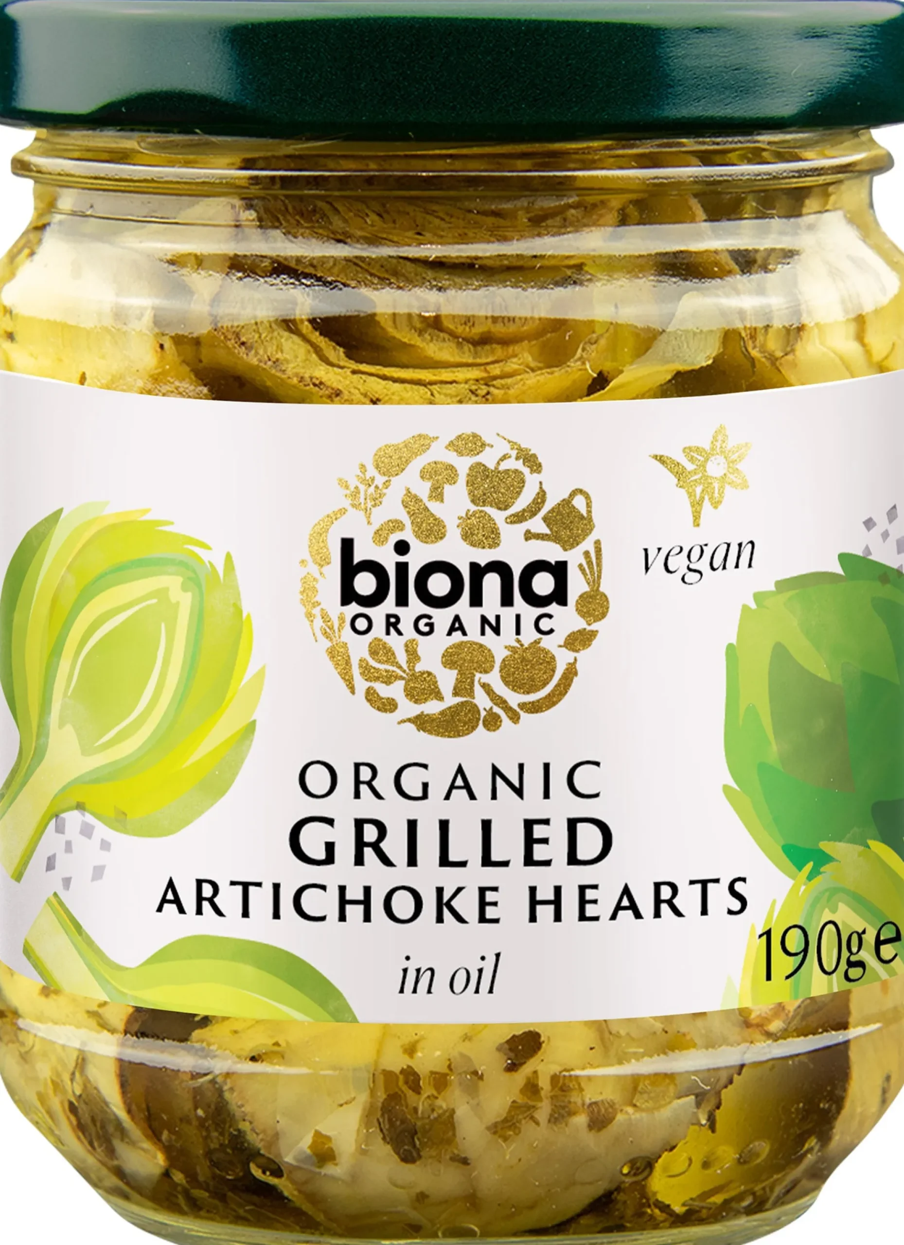 Biona Organic Grilled Artichoke in Oil 190g