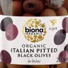 Biona Organic Pitted Black Olives in Brine 280g