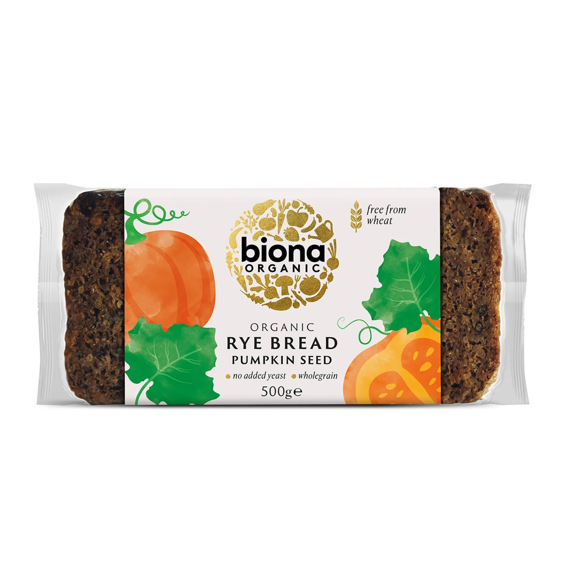 Biona Rye Pumpkin Seed Bread 500g