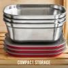 Black+Blum Microwavable Steel Food Box - Medium 900ml