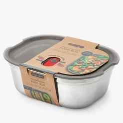 Black+Blum Microwavable Steel Food Box - Large 1.2L