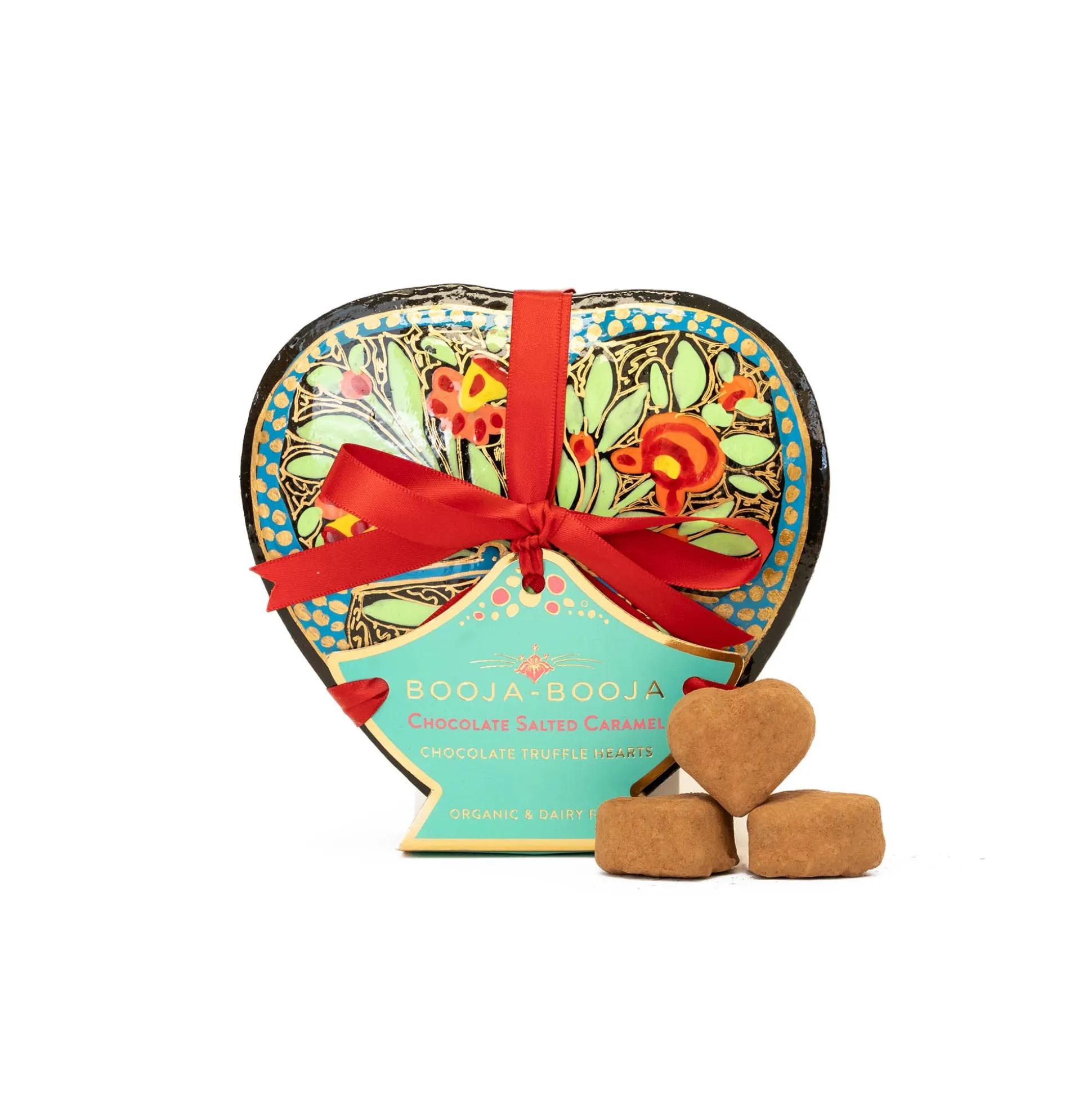 Booja Artist's Collection - Chocolate Salted Caramel Heart Truffles 115g