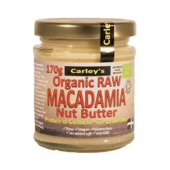 Carley's Raw Macadamia Nut Butter 170g