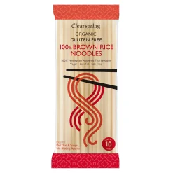 Clearspring Organic Gluten Free 100% Brown Rice Noodles 200g