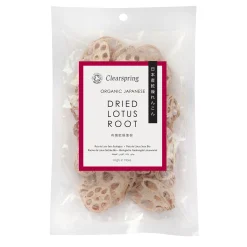 Clearspring Organic Japanese Dried Lotus Root Slices 30g