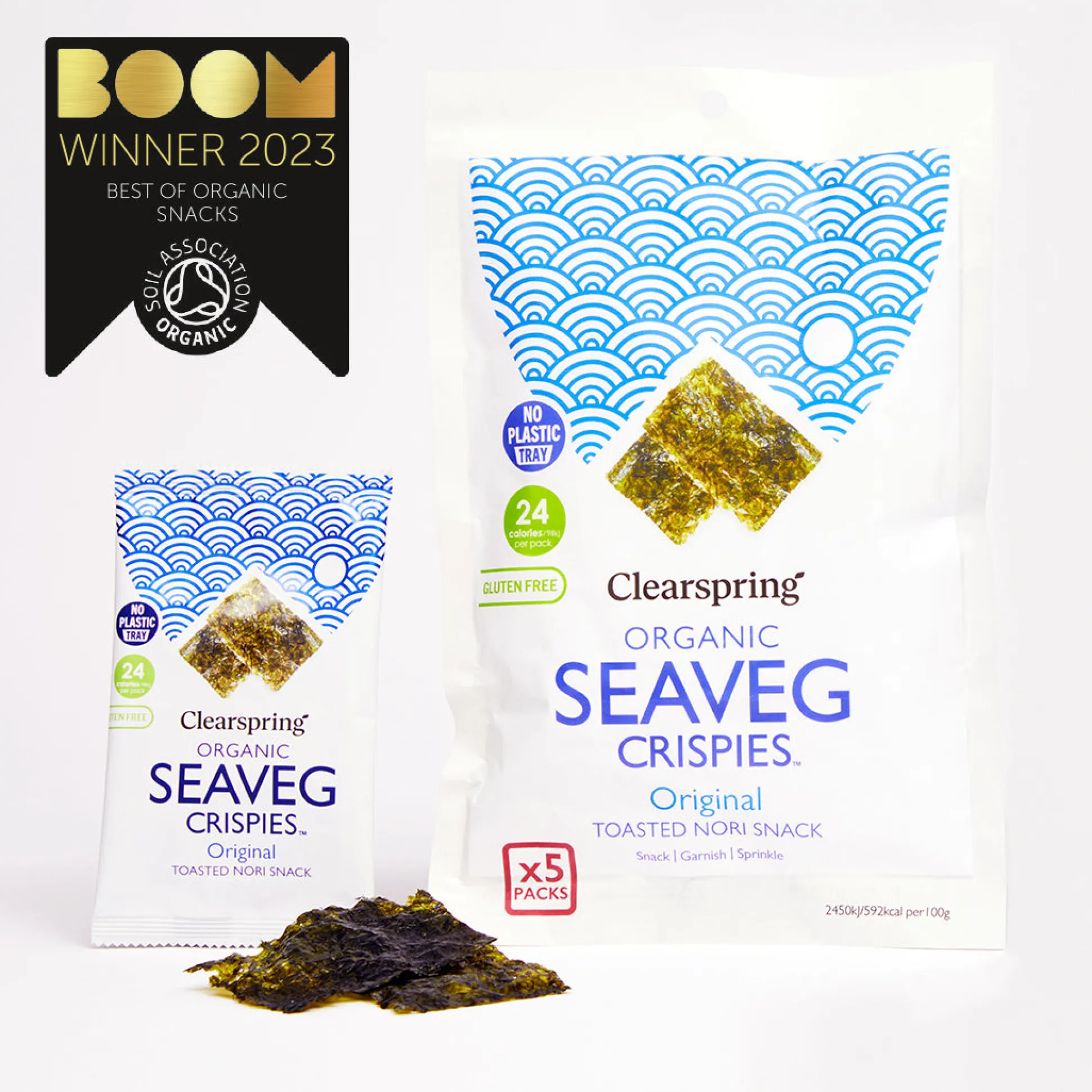 Clearspring Seaveg Crispies Original Multipack 5x4g