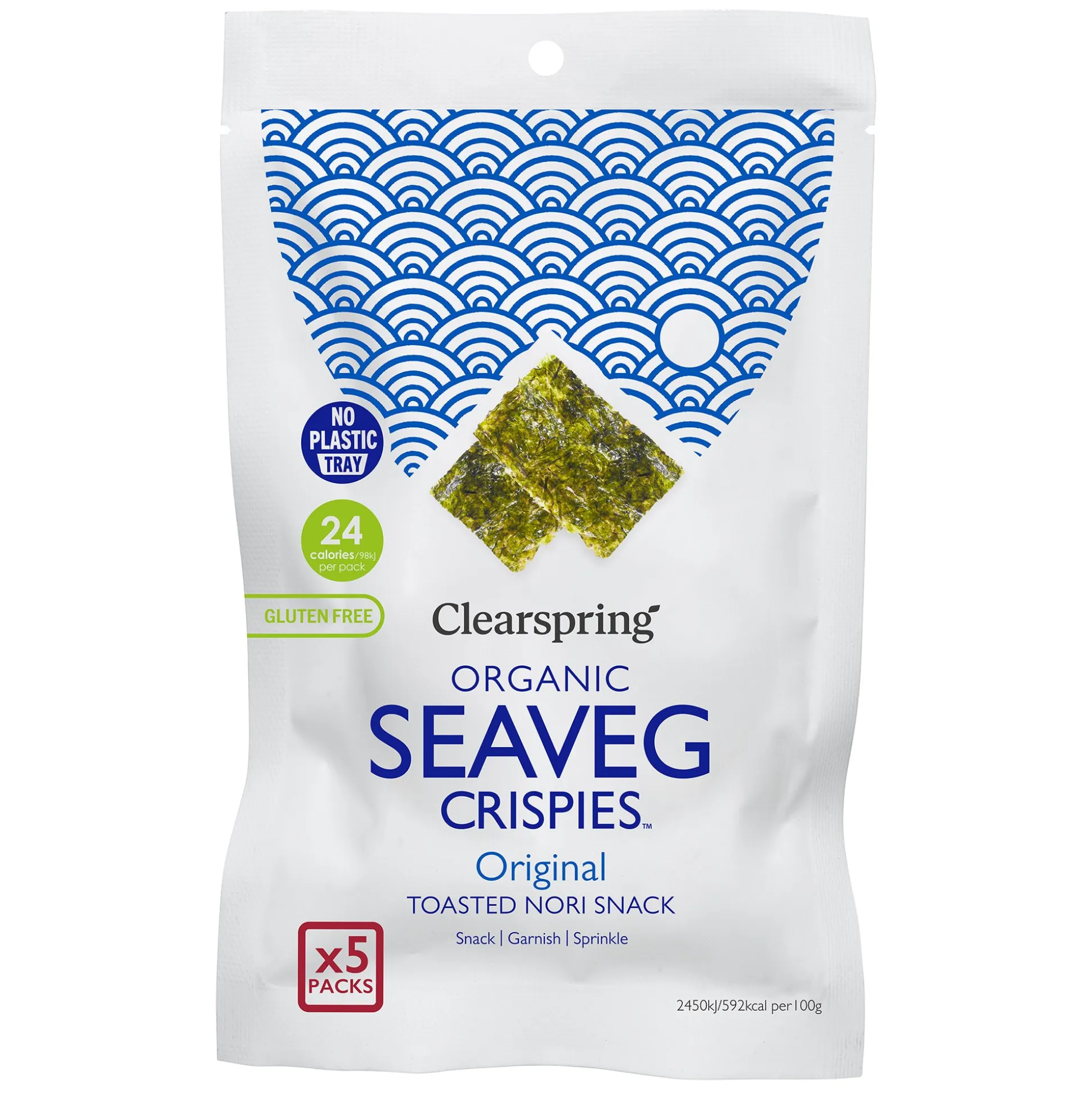 Clearspring Seaveg Crispies Original Multipack 5x4g
