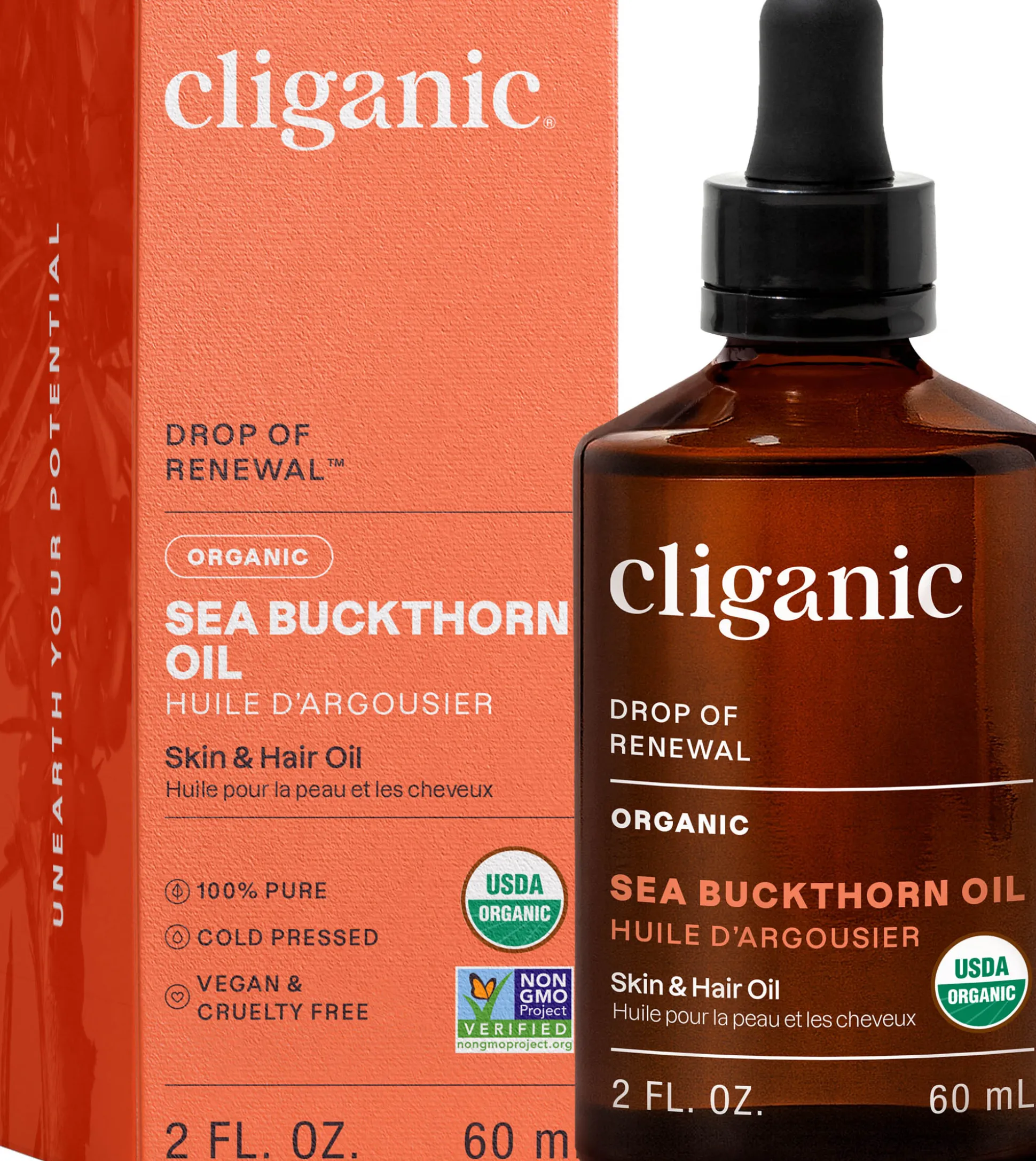 Cliganic Organic Sea Buckthorn Oil 30ml