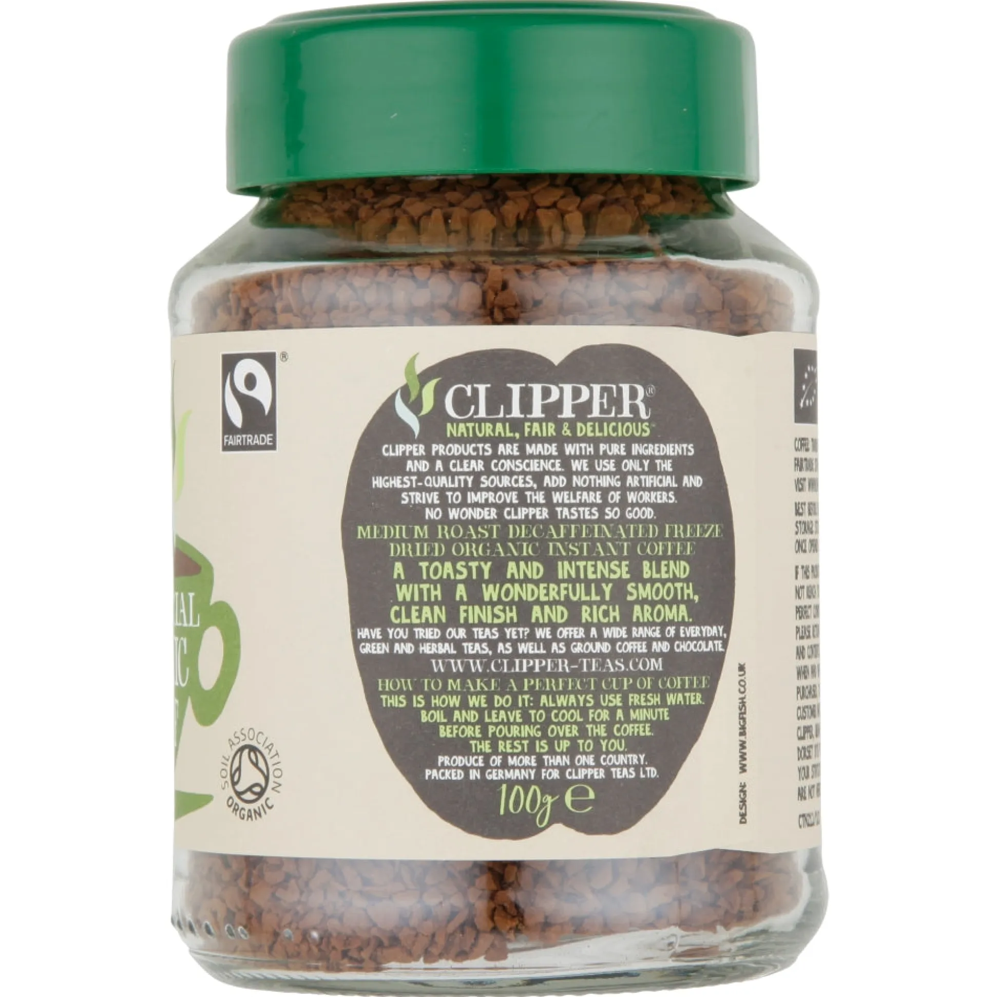 Clipper Decaffeinated Instant Coffee 100g