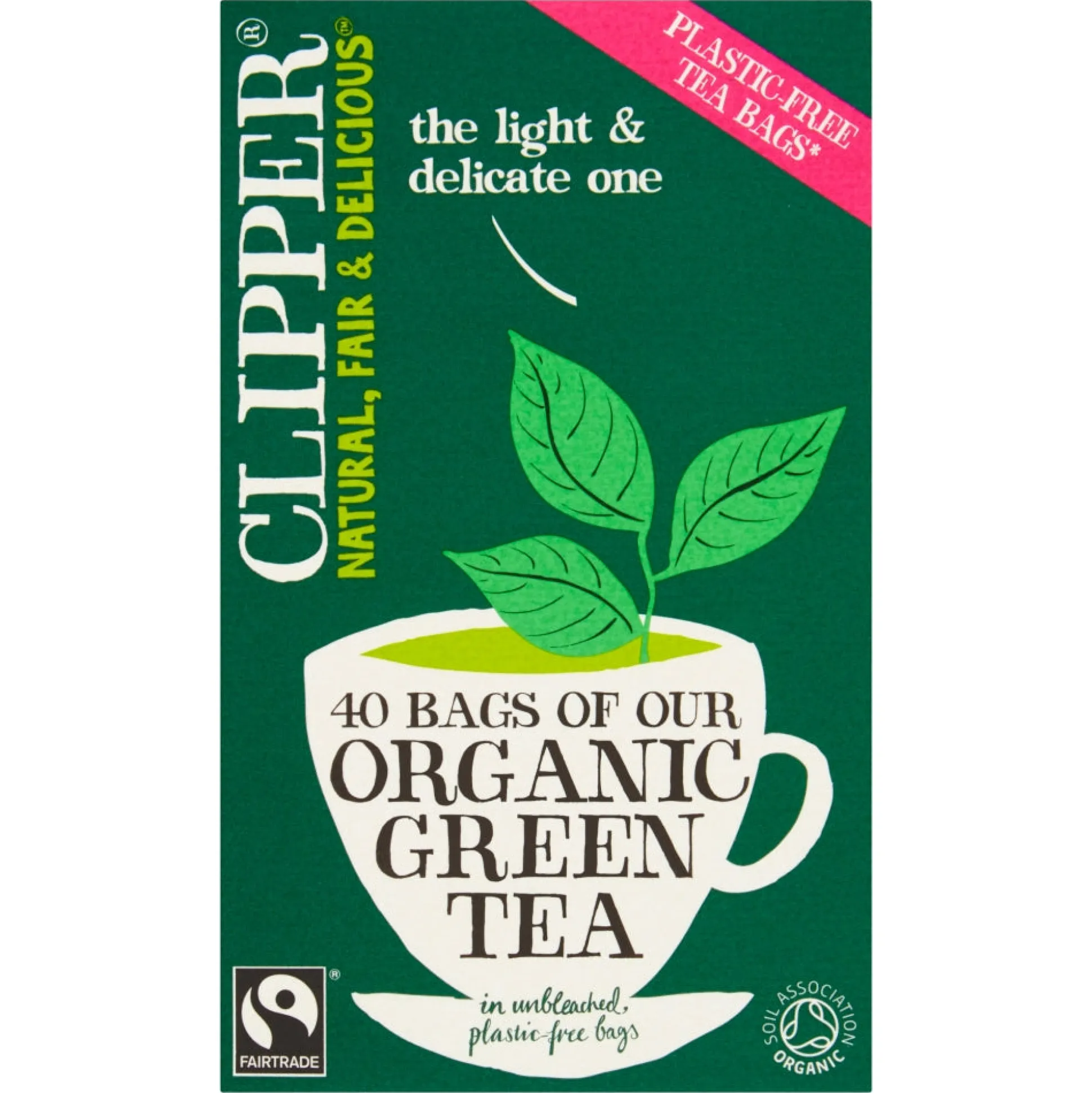 Clipper Fair Trade Green Tea 40 bags