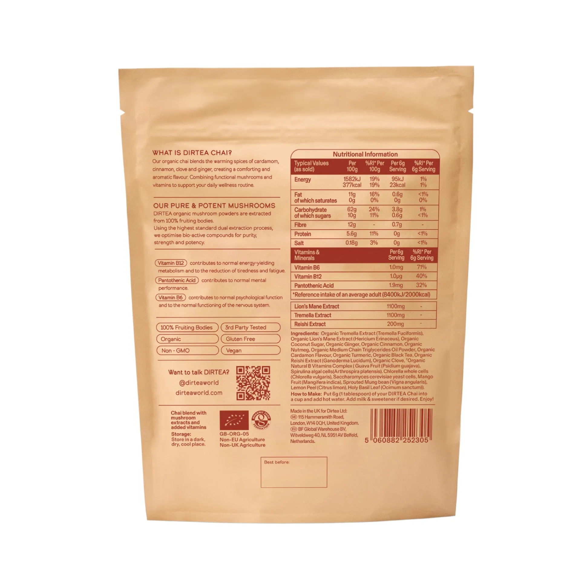 DIRTEA Chai Super Blend 180g