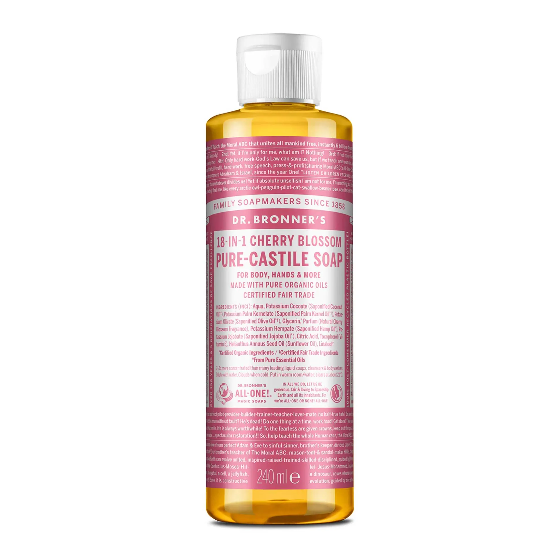 Dr Bronner's Cherry Blossom Liquid Soap 240ml