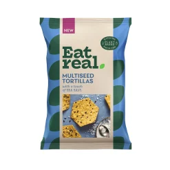 Eat Real Multiseed Tortilla Sea Salt Chips 160g