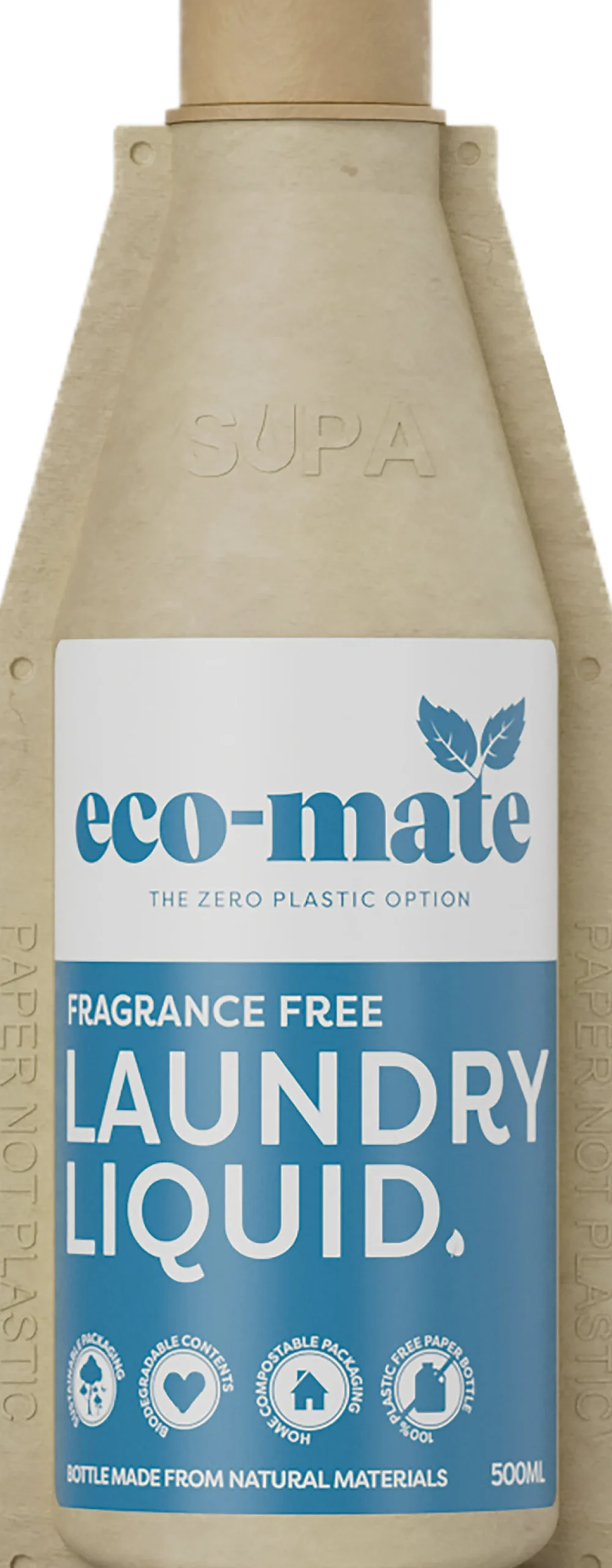 eco-mate Fragrance Free Non-Bio Laundry Liquid 500ml