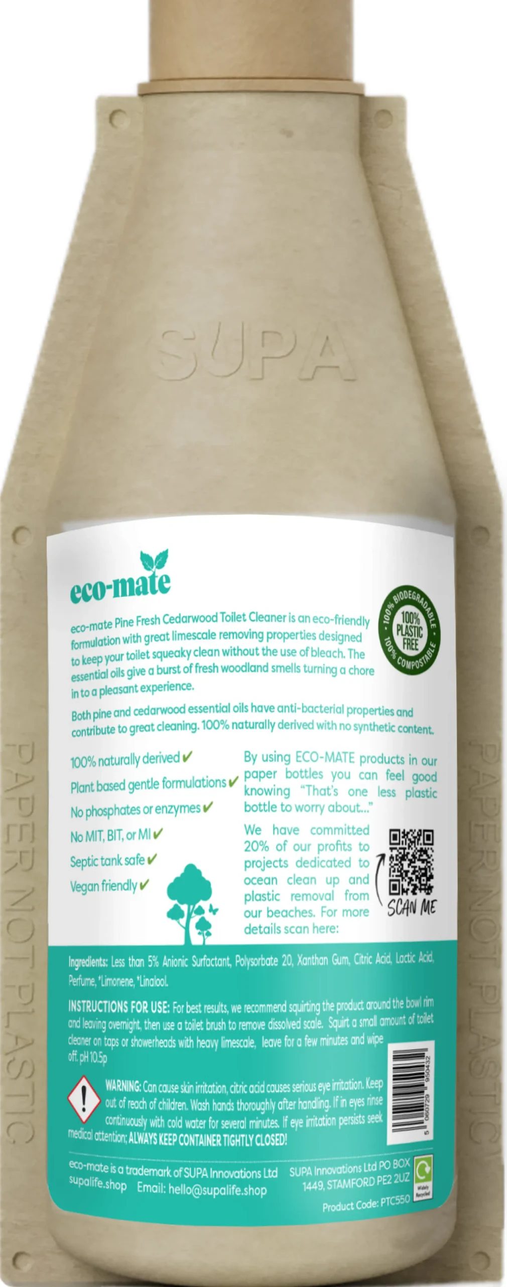 eco-mate Pine Fresh Toilet Cleaner 500ml