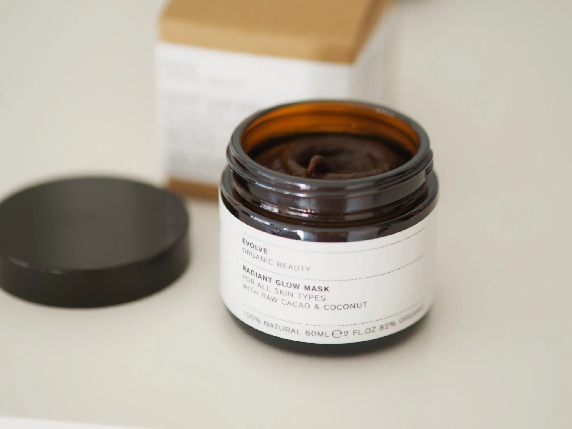 Evolve Radiant Glow Mask With Raw Cacao and Coconut 60ml