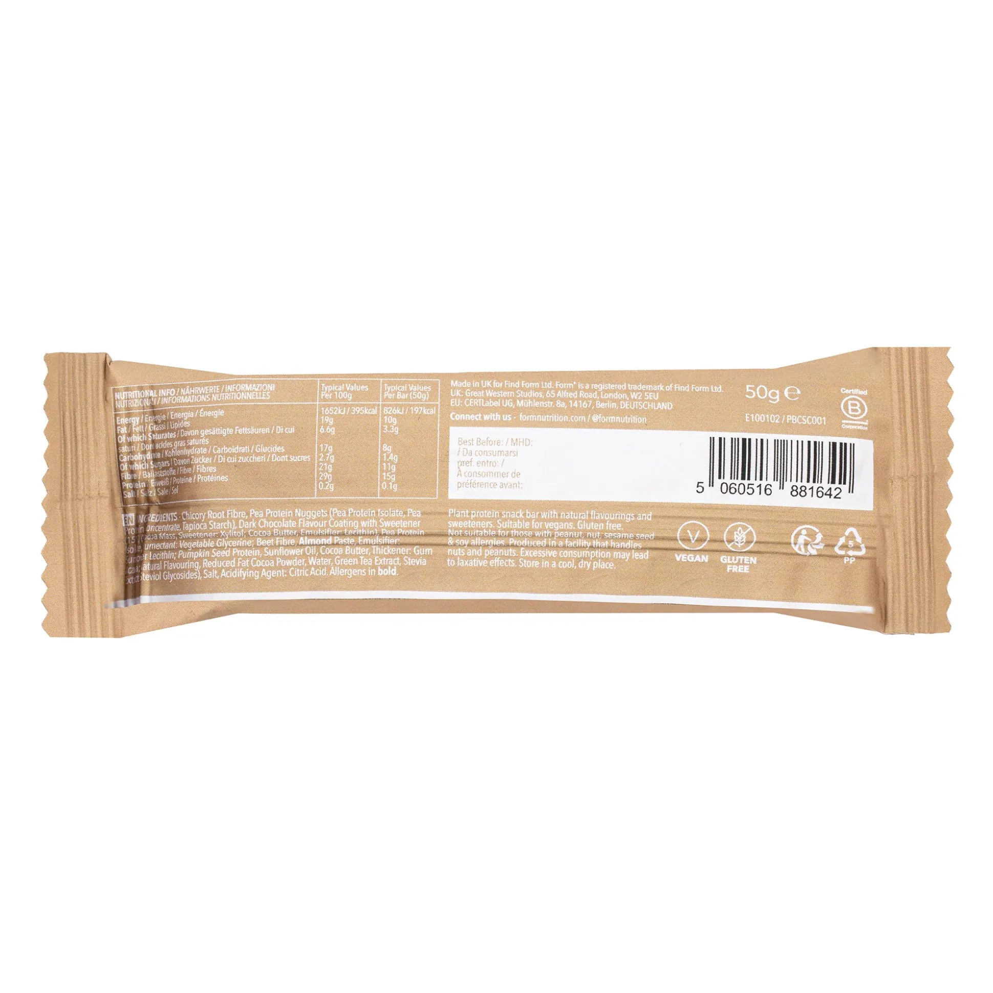 Form Chocolate Salted Caramel Protein Bars (Box of 12)