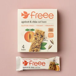 Freee Apricot & Chia Oat Bar 4x35g