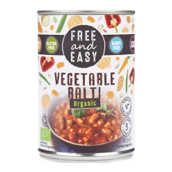 Free & Easy Vegetable Balti Ready Meal 400g