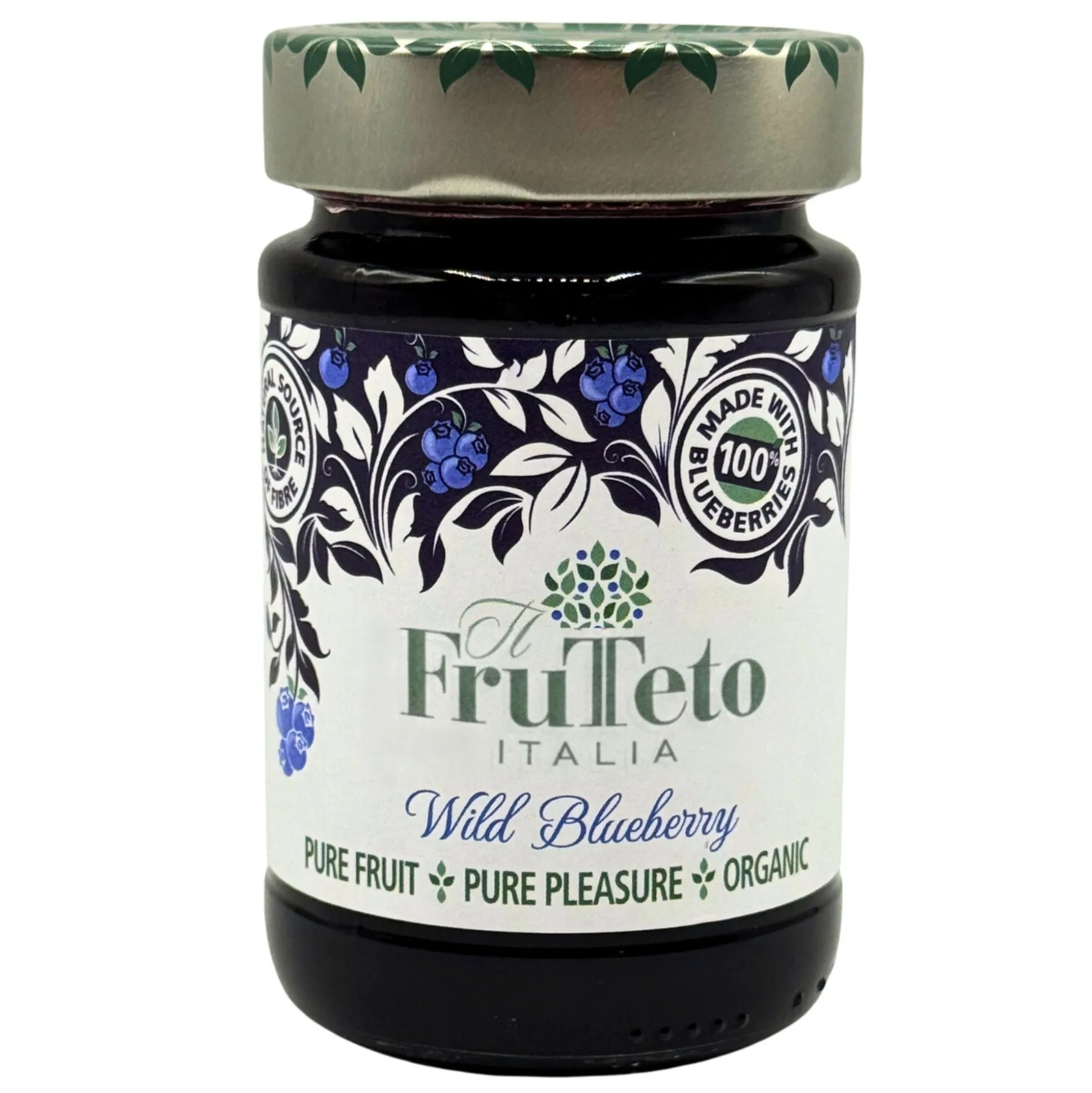 Frutteto Italia 100% Wild Blueberry Fruit Spread 215g