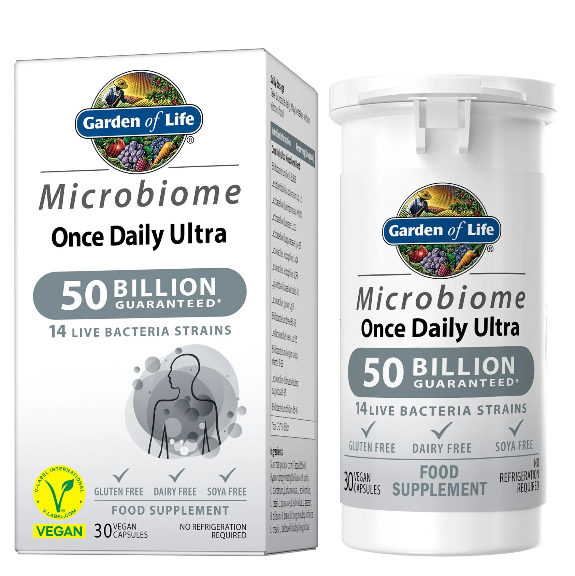 Garden of Life Microbiome Once Daily Ultra 30 caps