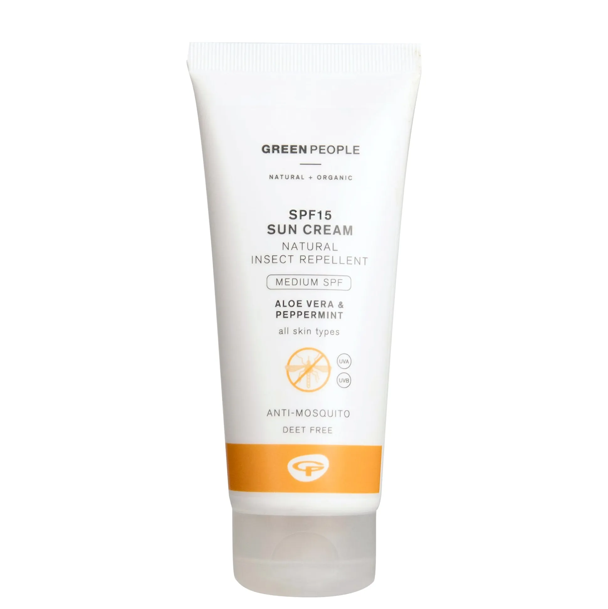 Green People SPF15 Sun Cream With Natural Insect Repellent 100ml