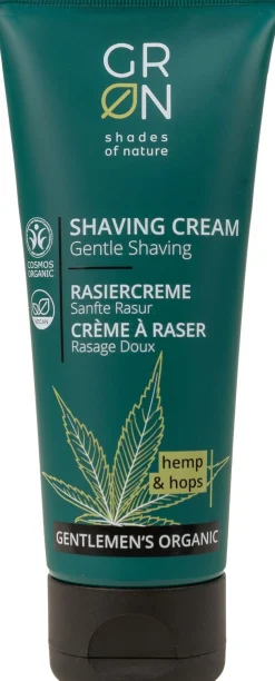 GRN Men's Shaving Cream Gentle Shaving Hemp & Hops 75ml