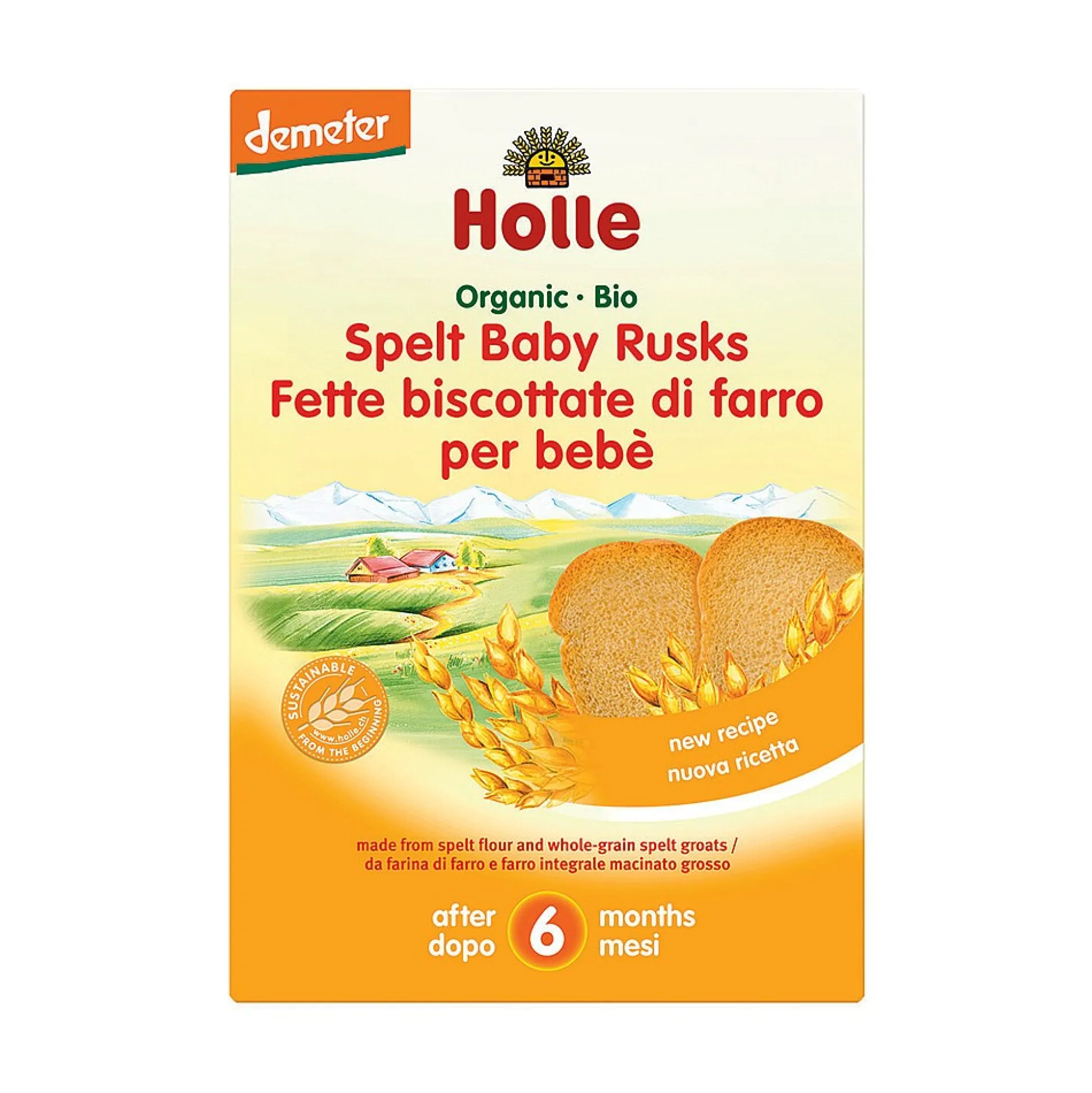 Holle Spelt Baby Rusks 200g