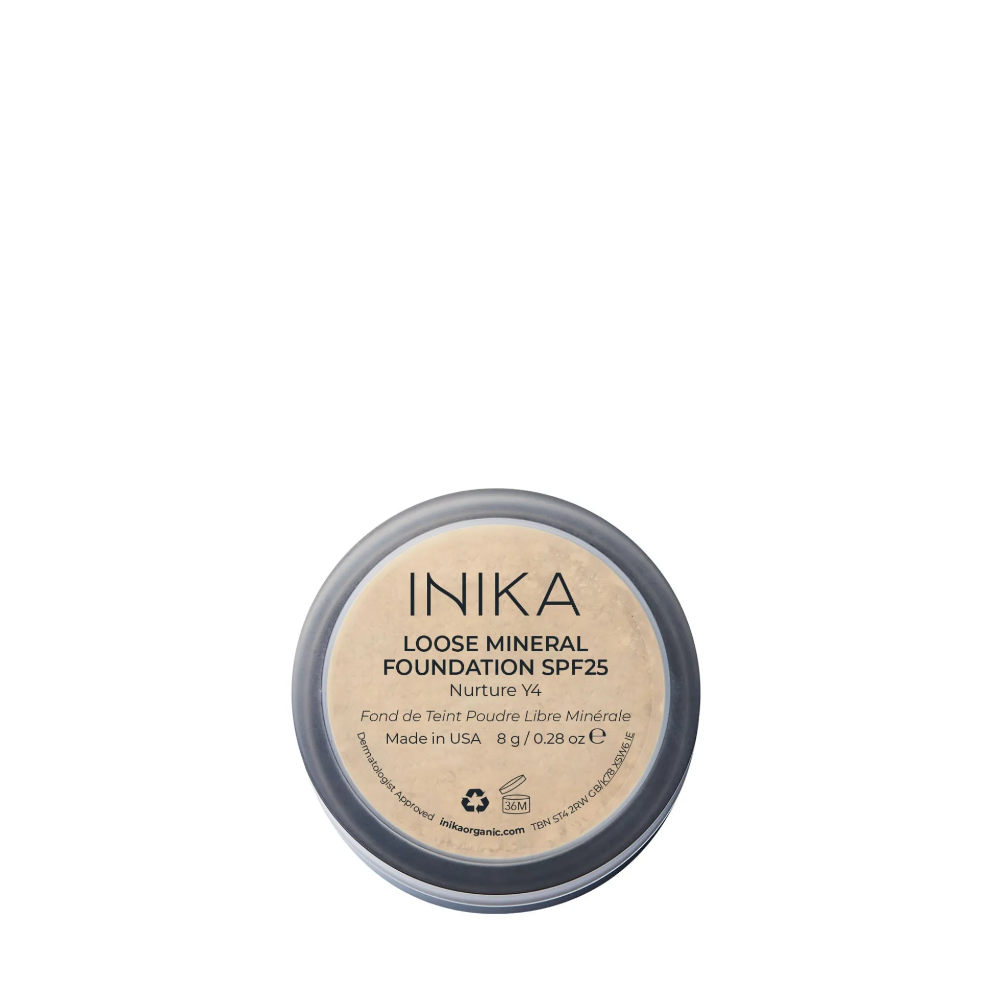 INIKA Loose Mineral Foundation SPF 25 - Nurture 8g