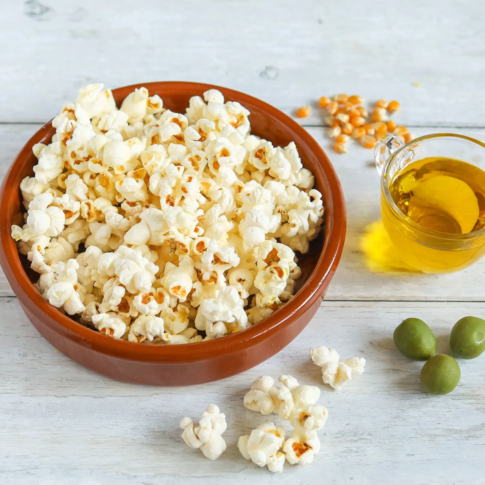 Jasper's Organic Sea Salt Popcorn 100% Extra Virgin Olive Oil 50g 50g