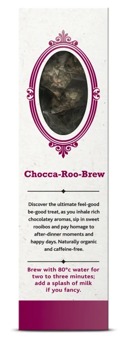 Joe's Tea Co. Chocca-roo-brew 15x Biodegradeable Pyramid Bags 15 bags