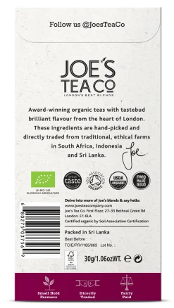 Joe's Tea Co. Chocca-roo-brew 15x Biodegradeable Pyramid Bags 15 bags