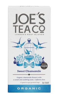 Joe's Tea Co. Sweet Chamomile 15x Biodegradeable Pyramid Bags 15 bags