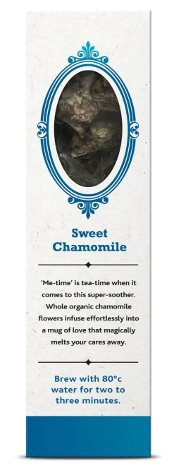 Joe's Tea Co. Sweet Chamomile 15x Biodegradeable Pyramid Bags 15 bags