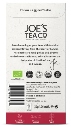 Joe's Tea Co. The Berry Best 15x Biodegradeable Pyramid Bags 15 bags