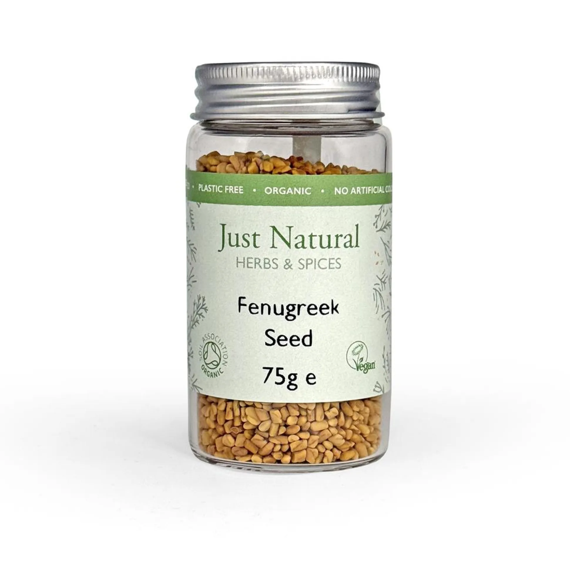 Just Natural Herbs Organic Fenugreek Seeds 75g