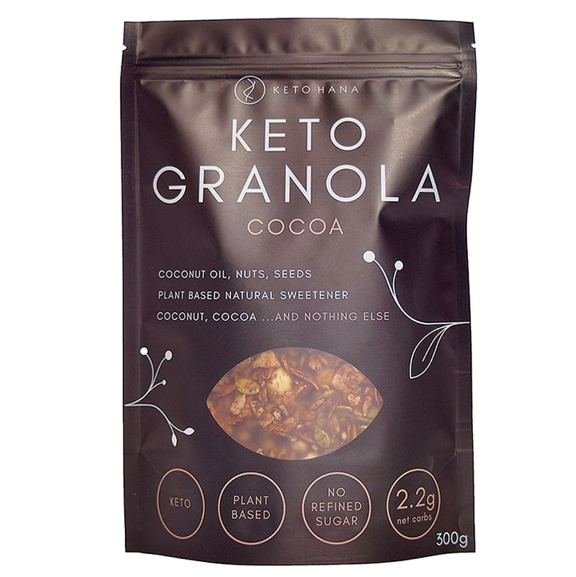 Keto Hana Keto Friendly Granola - Cocoa 300g