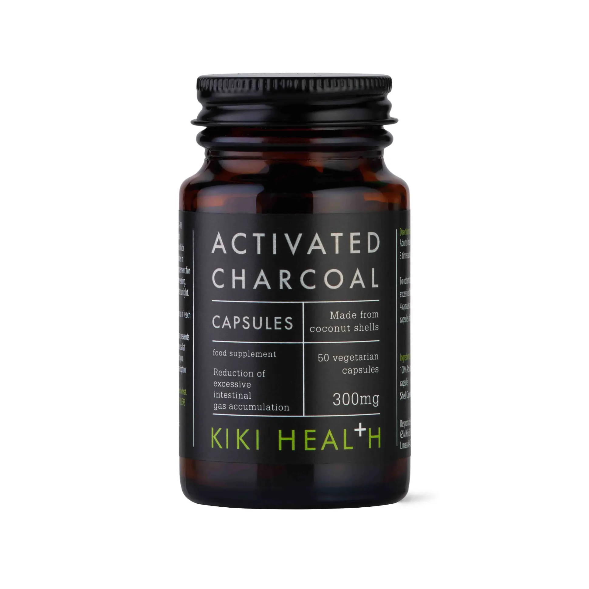 KIKI Activated Charcoal Capsules 50 caps