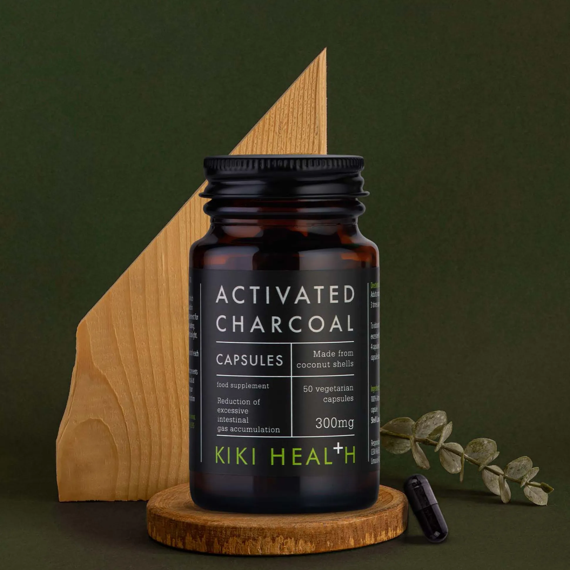 KIKI Activated Charcoal Capsules 50 caps