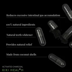 KIKI Activated Charcoal Capsules 50 caps