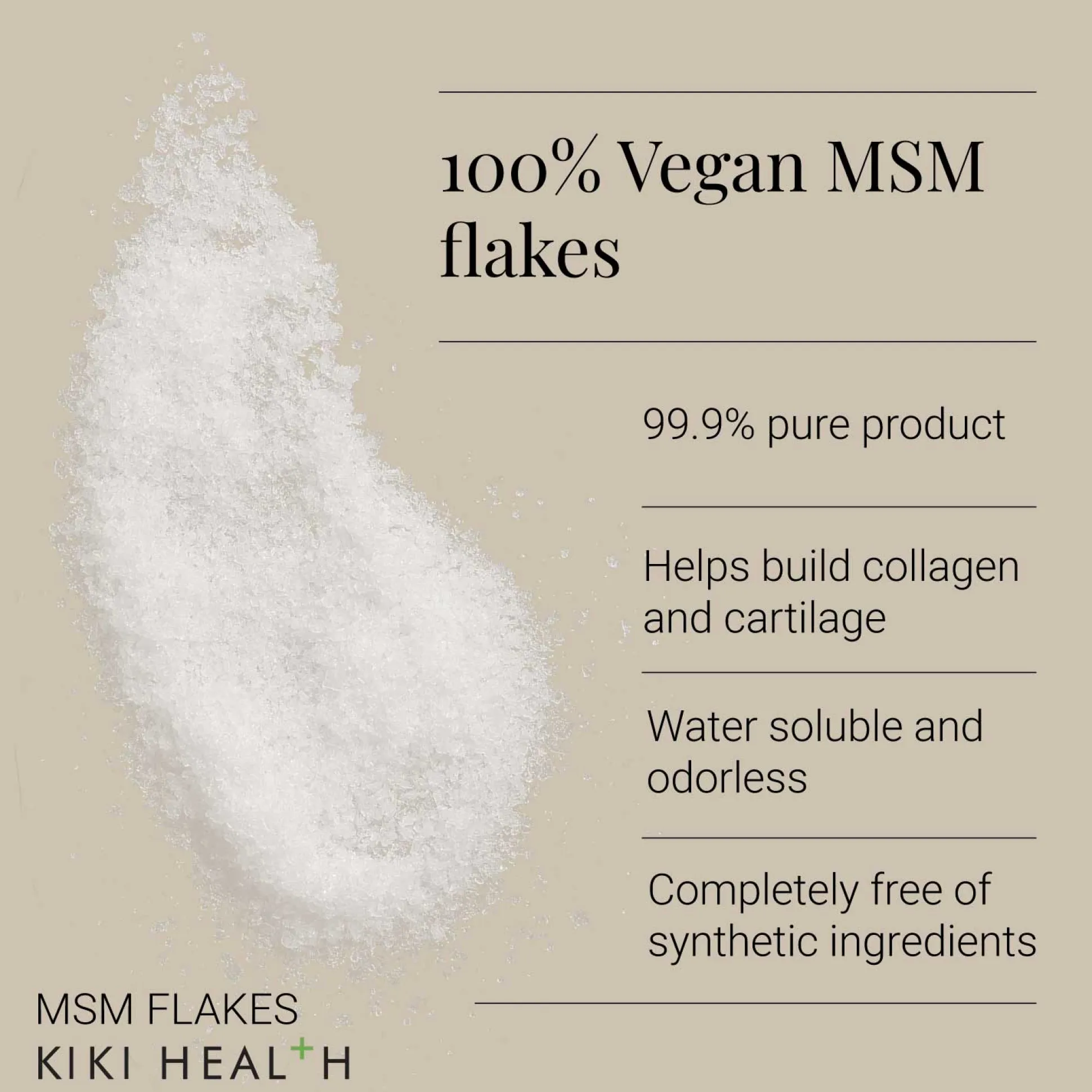 KIKI Health MSM Flakes 200g