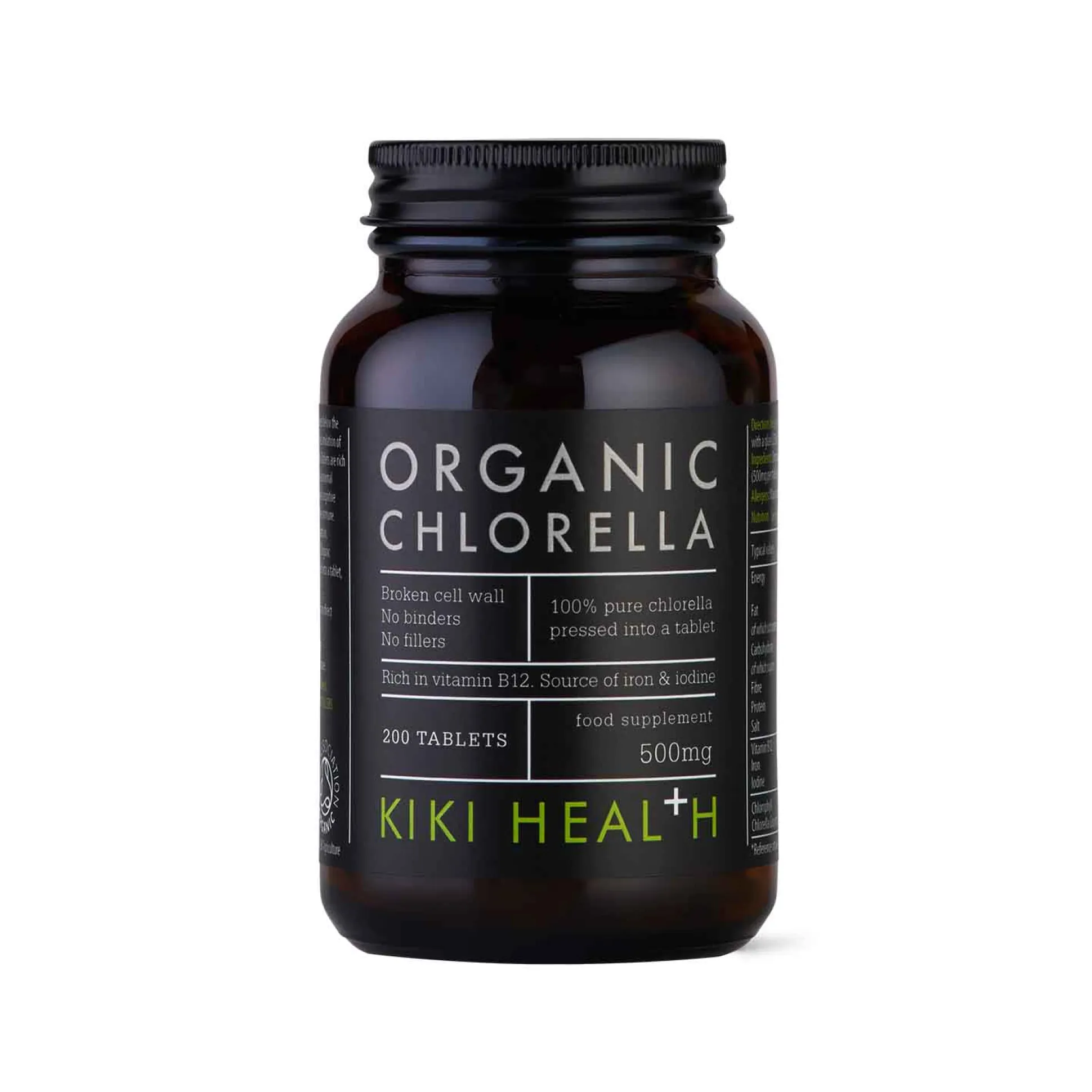 KIKI Health Organic Chlorella 200 tabs