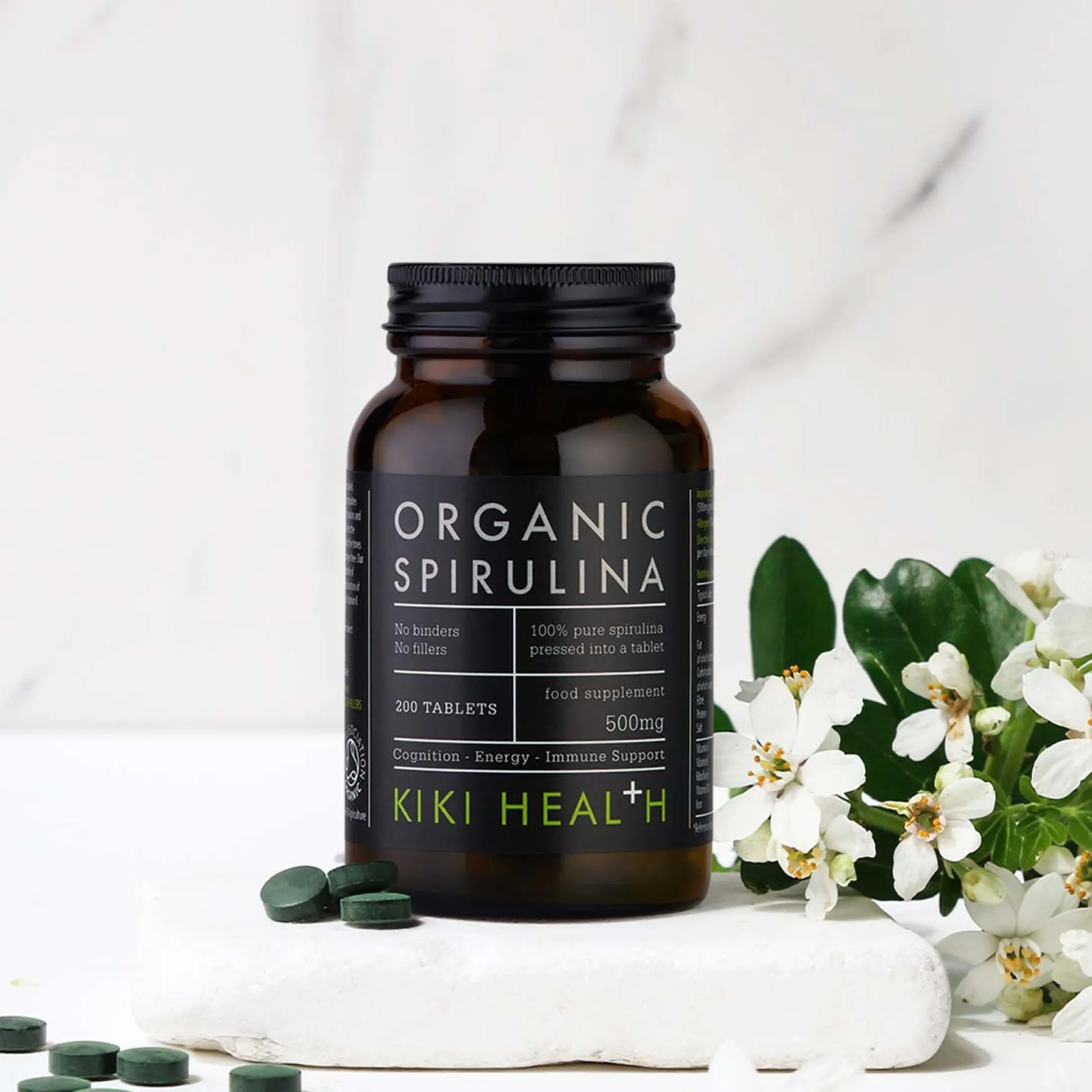 KIKI Health Organic Spirulina 200 tabs